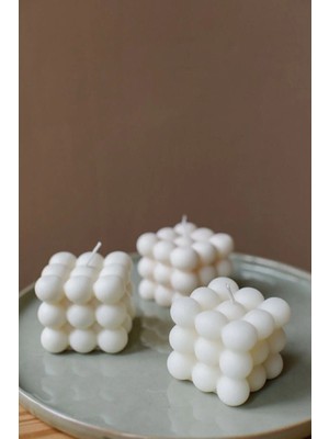 Bernami Düğün Pinterest Buble Mum 3 Lü Set