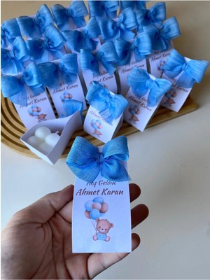 Bernami Düğün Pinterest Kartlı Bubble Mum 20 Adet