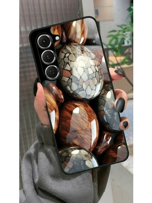 Snacase Tecno Spark 40 Pro Uyumlu Kırmızı Ağaç Tablosu Tasarımlı Parlak Silikon Kılıf