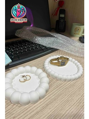 Bernami Düğün Pinterest 2 Li Dekoratif Bubble Organizatör Takı Tabağı & Sunumluk & Altlık