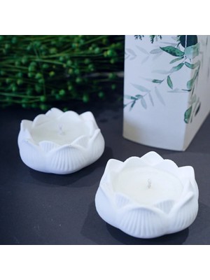 Bernami Düğün Pinterest Lotus Mumluk 2li