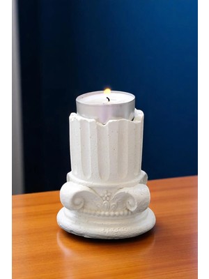 Bernami Düğün Pinterest Antik Mimari Sütun Beton Tealight Mumluk