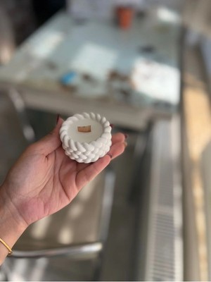 Bernami Kdekoratif Pinterest Hediyelik Mum- Kdekoratif Hediyelik- Taş Tozu Mum 10'lu