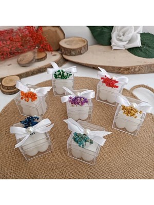 Bernami Dekoratif Pinterest Dekoratif Hediyelik Şeffaf Kutuda Bubble Mum, Söz Nişan Hediyelik Şeffaf Kutulu Bubble Mum 10 Adet