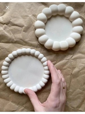 Bernami Kdekoratif Pinterest Bubble 2’li Dekoratif Beton Tabak Takı Tabağı Bardak Altlığı