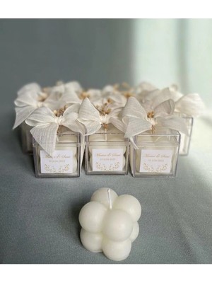 Bernami Mevlüt Pinterest 50 Adet Keten Kurdela Süslemeli Hediyelik Bubble Mum Söz, Nişan, Mevlüt Hediyelik Mum