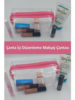 Özgürce Pratik ve Şık Makyaj Malzemeleri Düzenleyici Çanta, Taşımayı Kolaylaştırır