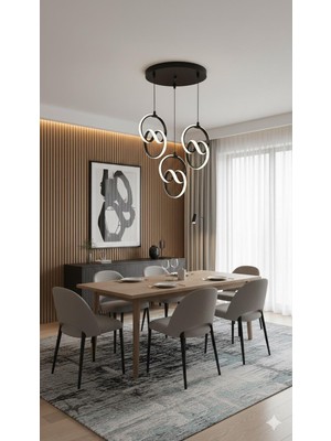 Işıltı Avize Imza 3'lü Ledli Sarkıt Avize