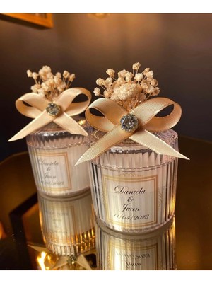 Bernami Kdekoratif Pinterest Mika Şekerlik Söz Hediyeliği Nişan Hatırası Kına, Doğum, Doğum Günü Mum- 15 Adet