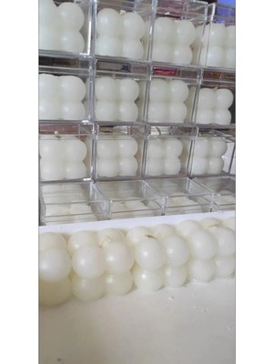 Bernami Biblo Pinterest 10 Adet Mika Kutulu Beyaz Mini Bubble Mum Seti