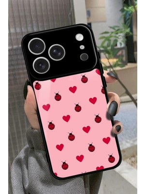 Snacase Apple iPhone 17 Pro Max Uyumlu Uğur Böceği Tasarımlı Parlak Silikon Kılıf