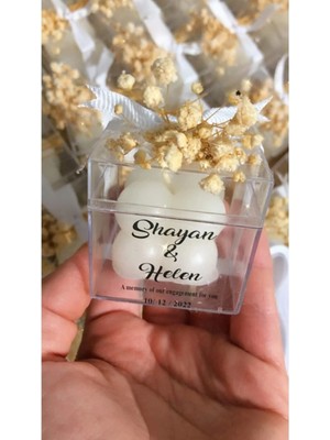 Bernami Dekoratif Pinterest Buble Mum 20 Adet Nişan Hediyelikleri