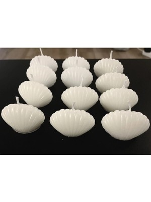 Bernami Kdekoratif Pinterest Istiridye Mum - 10 Adet