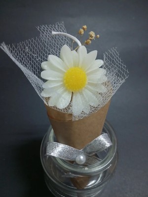 Bernami Dekoratif Pinterest 20 Adet Papatyalı Buket Mum Söz Dekoratif Nikah Nişan Dekoratif Hediyelik