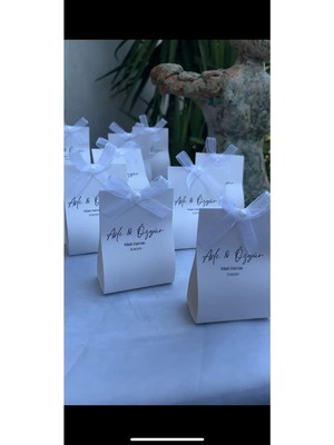 Bernami Nikah Pinterest Organze Kurdele Istiridye Kart Mum Nikah Nişan Söz Hediyelik - 20 Adet