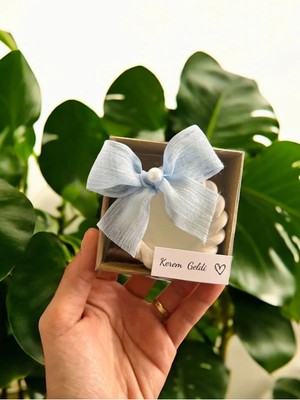 Bernami Kdekoratif Pinterest Baby Shower Bebek Kdekoratif Doğum Günü Keten Kurdele Süsleme 10 Adet Burgu Mum ( Renk Belirtilmeli)