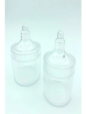 Bernami Biblo Pinterest 1 Adet Yuvarlak Mika Kutu – Çok Amaçlı Şekerlik & Mumluk