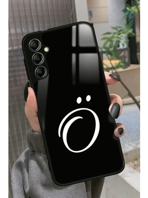 Snacase  Samsung Galaxy A34 Uyumlu O Harfi Yazılı Parlak Silikon Kılıf