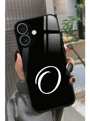 Snacase Apple iPhone 17 Uyumlu O Harfi Yazılı Parlak Silikon Kılıf