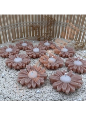 Bernami Mevlüt Pinterest Papatya Mum Y.kahve Nişan, Nikah, Doğum Günü, Özel Gün - 10 Adet