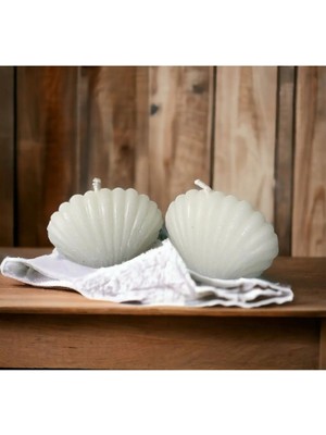 Bernami Düğün Pinterest 2 Li Mini Istiridye Midye Kokuku Mum 3 cm Dir Soya Parafin Düğün Dügün