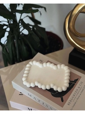 Bernami Şamdan Pinterest Bubble Model Biblo Tabak ,mum Altlığı, Kahve Sunum,takı Makyaj Malzemesi Dekor Tabağı