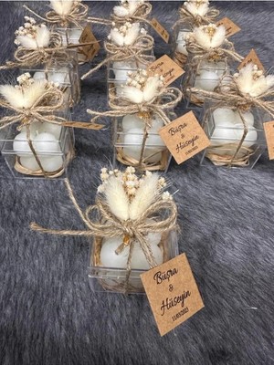 Bernami Nikah Pinterest Mika Kutu ve Mum Hediyelik 20 Adet Nişan Söz Nikah Hediyelik