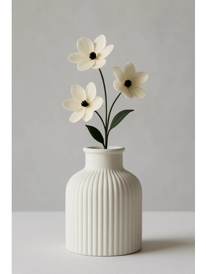 Bernami Şamdan Pinterest Iskandinav Biblo Vazo Biblo Beyaz (Çiçekler Hariçtir)