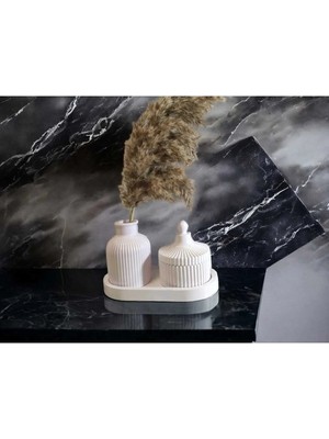 Bernami Şamdan Pinterest Biblo Salon Seti-Banyo Seti-Takı Organizer