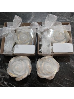 Bernami Biblo Pinterest Kutulu 10 Adet Çiçekli Gül Mum Nişan Biblo Söz Hediyelik