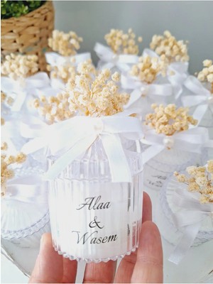 Bernami Düğün Pinterest Mum Mika Şekerlik Söz,nişan,nikah,hediyelik - 15 Adet