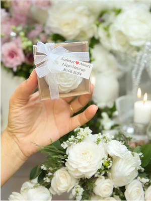 Bernami Kdekoratif Pinterest Mum, Kdekoratif Şekeri, Doğum, Kdekoratif Nişan Söz, Kına, Doğum Günü 20 Adet Gül Şakayık Çiceği Kurdeleli Mum