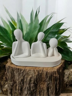 Bernami Biblo Pinterest Modern Minimalist Aile Heykeli – Zarif ve Anlamlı Biblo Obje