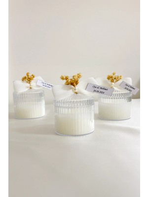 Bernami Kdekoratif Pinterest Söz, Nişan, Kına, Düğün, Mevlit, Sünnet, Kdekoratif Şekeri Hediye Hatıra Mum Inci Boncuklu - 10 Adet