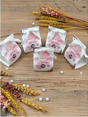 Bernami Dekoratif Pinterest Süslemeli Kart Bubble Mum, Dekoratif Şekeri, Doğum, Sünnet, Dekoratif Nişan Söz, Kına, Doğum Günü - 25 Adet
