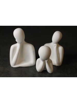 Bernami Kdekoratif Pinterest 3'lü Aile Biblosu