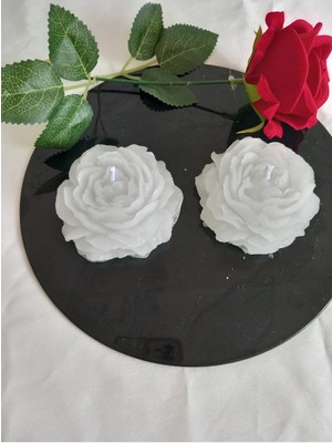 Bernami Düğün Pinterest 2.li Kokulu Şakayık Mum