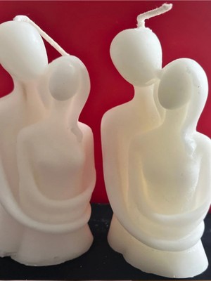 Bernami Nikah Pinterest Sarılan Çift Mum 2'li