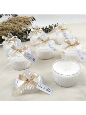 Bernami Şamdan Pinterest Mum Hediyelik 30 Adet Mika Kutu Mum