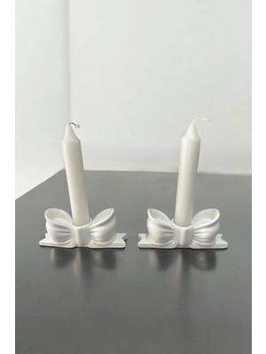 Bernami Dekoratif Pinterest 2'li Papyon Minimalist Dekoratif Mumluk (Mumsuz)