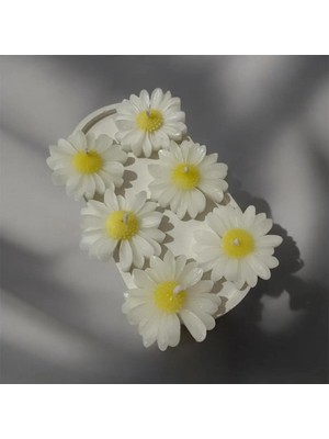 Bernami Şamdan Pinterest Biblo Papatya Mum, Söz Nişan, Hediyelik Mum- 5 Adet