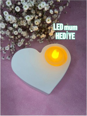 Bernami Düğün Pinterest Kalp Mumluk, Kalp Objesi, Kalp Şeklinde Dekoratif Objesi, Sevgililer Günü Hediyesi