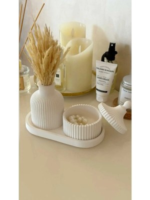 Bernami Biblo Pinterest Beyaz Sunumluk Set 3lü Biblo Obje Biblo Dekor