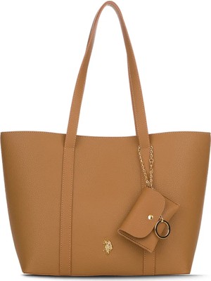 U.S. Polo Assn. Camel Kadın Omuz Çantası US26309