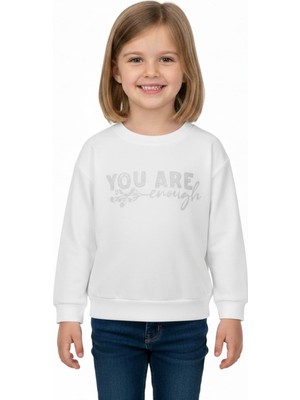 Baglan Kız Çocuk Baskılı Sweatshirt BGL-ST05266
