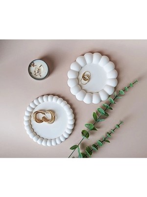 Bernami Dekoratif Pinterest Bubble Bardak Altlığı 2’li Set , Dekoratif Takı Tabağı , Bubble Takı Tabağı