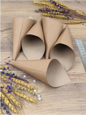 Bernami Dekoratif Pinterest Kraft Kağıt Hazır Buket Özel Günler Için Düğün|nişan|söz|doğum Günü|kına|sünnet| Hediyelik - 10 Adet