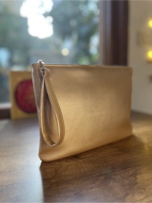 Özgürce Kadın Deri Fermuarlı Astarlı Portföy ve Clutch Organizer