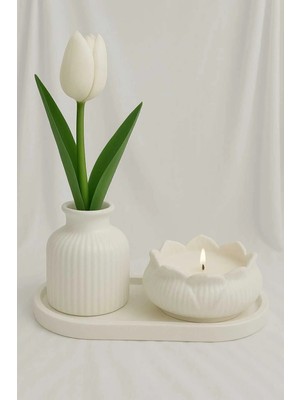 Bernami Biblo Pinterest Taş Tozundan ,bohem Vazo, Tepsi, Lotus Mumluk , Kokulu (Beyaz Lale Hariç)