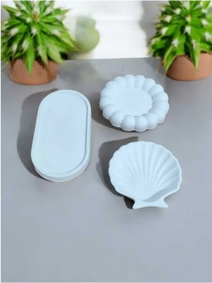 Bernami Şamdan Pinterest Bubble Tabak Sunum Tepsi Istiridye Set Takılık Süslük Vazo %100 Doğal Taş Tozu